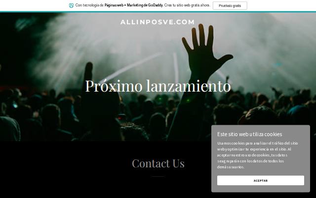 Homepage of allinposve.com