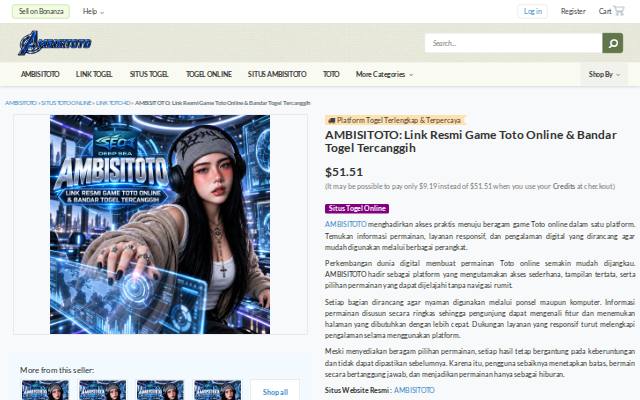Homepage of ambisitoto1.com