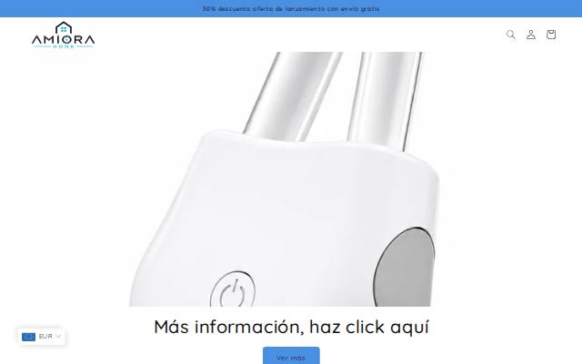 Homepage of amiorahome.com