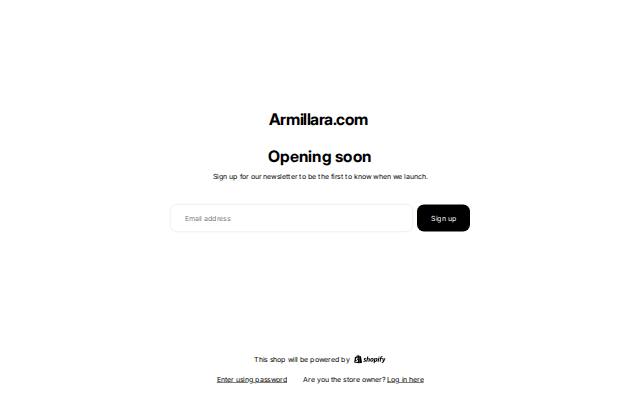 Homepage of armillara.com