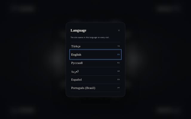 Homepage of astrolox.app