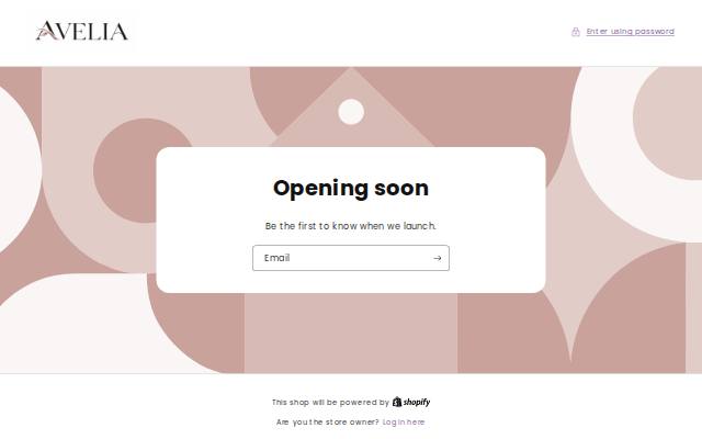 Homepage of aveliahome.com