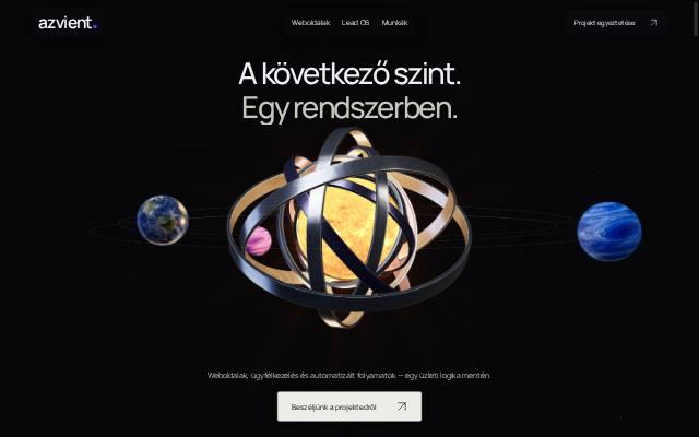Homepage of azvient.com