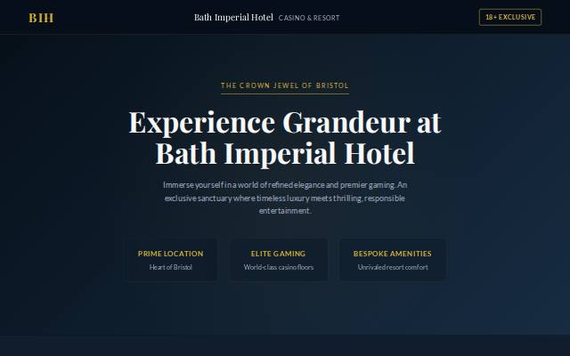 Homepage of bathimperialhotel.com