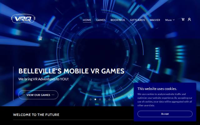 Homepage of bellevillevr.com