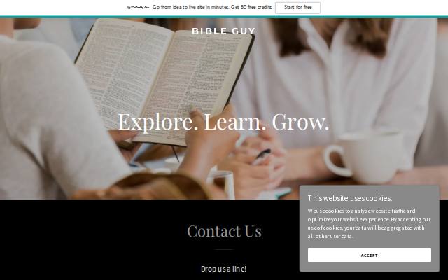 Homepage of bible-guy.com
