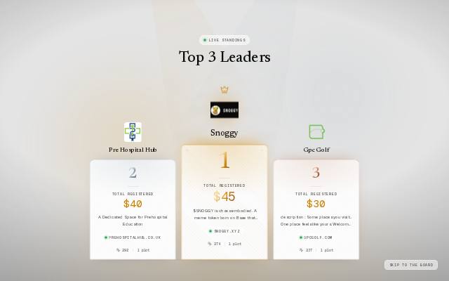 Homepage of bidspace.lol
