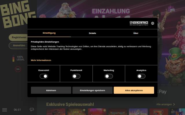 Homepage of bingbonggamezone.online