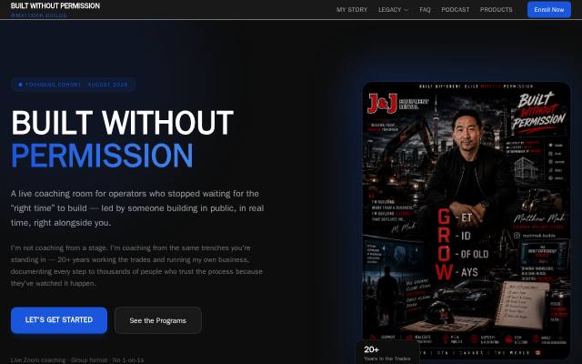 Homepage of bwp-mastermind.com