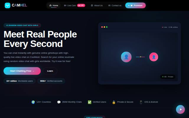 Homepage of camhel.com