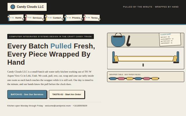 Homepage of candymist.mom