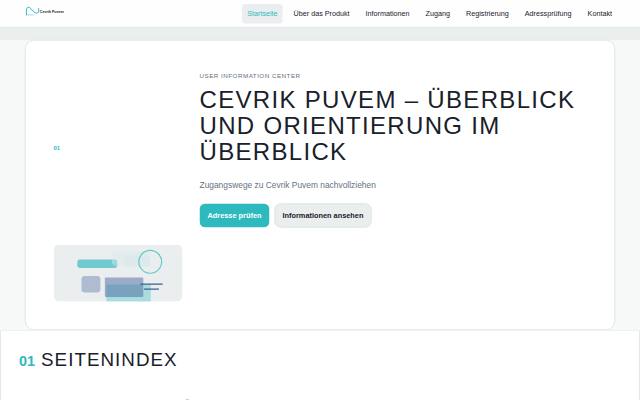 Homepage of cevrikpuvem.info