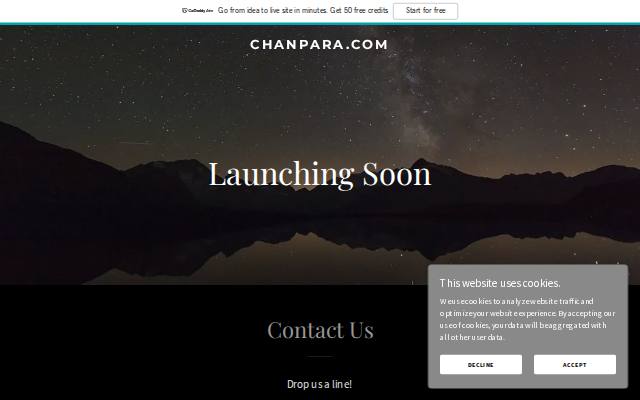 Homepage of chanpara.com