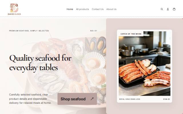 Homepage of daelzone.shop