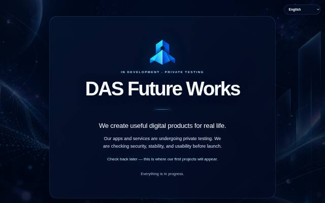 Homepage of dasfutureworks.com