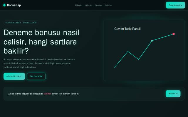 Homepage of denemebonusukap.vip