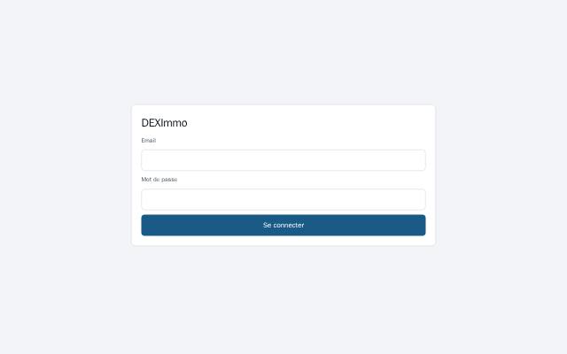 Homepage of dex-immo.fr