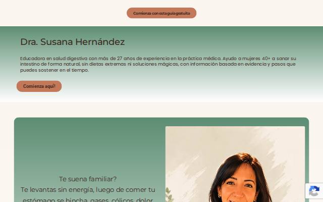 Homepage of drasusanahealth.com
