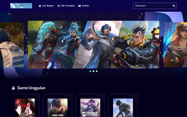 Homepage of duniapermainan.net