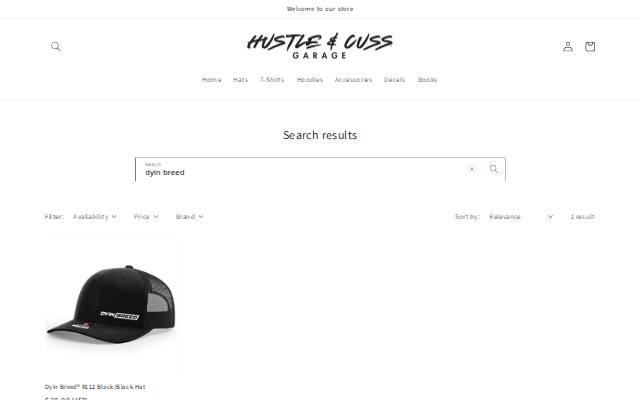 Homepage of dyinbreed.com
