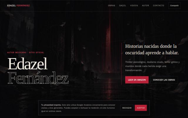 Homepage of edazelfernandez.com
