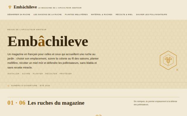 Homepage of embachileve.org