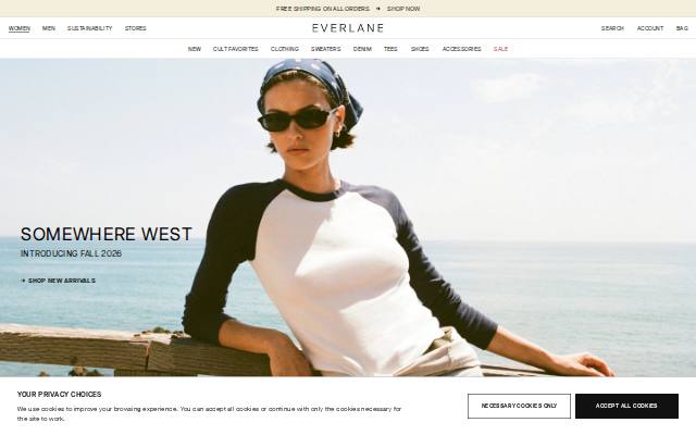 Homepage of everlaner.com
