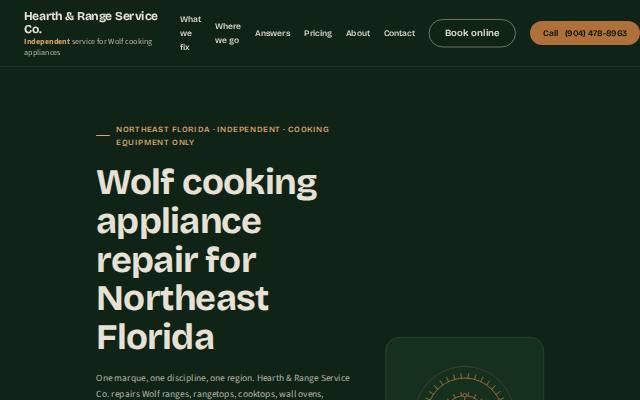 Homepage of firstcoastwolf.com