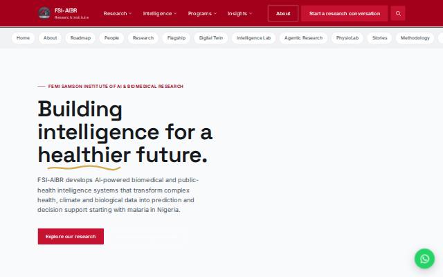Homepage of fsi-aibr.org