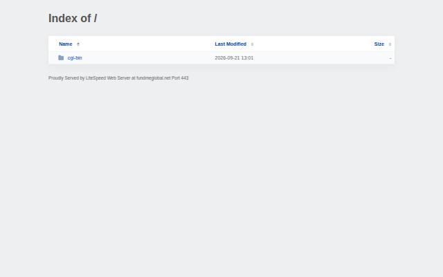 Homepage of fundmeglobal.net