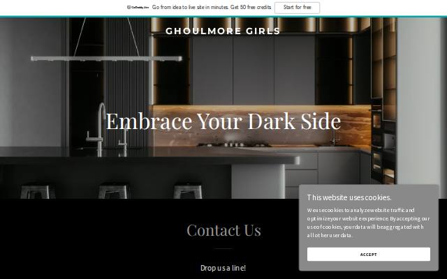Homepage of ghoulmoregirls.com