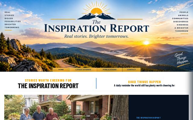 Homepage of inspirationreport.com