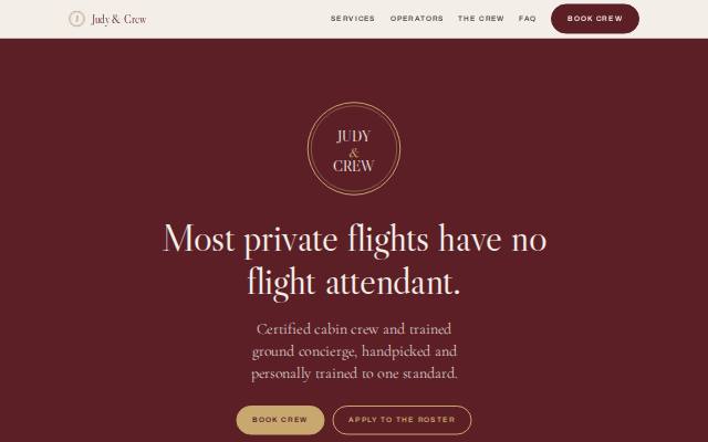 Homepage of judyandcrew.com