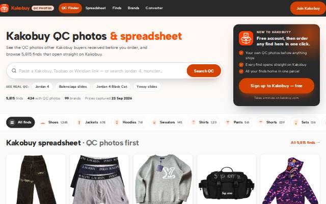 Homepage of kakobuyqcphotos.com