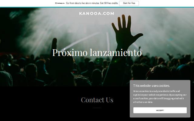 Homepage of kanooa.com