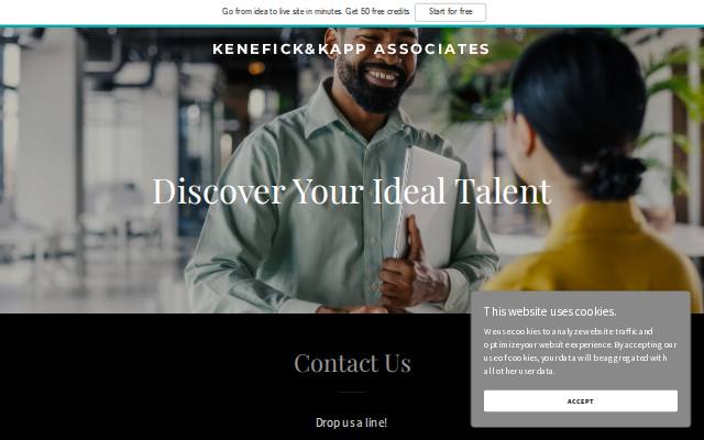 Homepage of kenefick-kapp.com