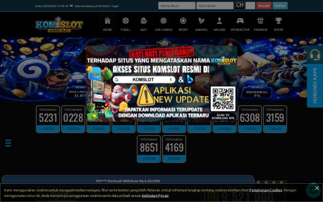 Homepage of komslot-3.site