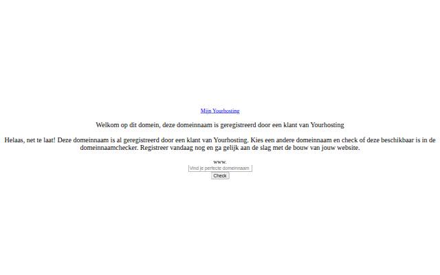 Homepage of koningsvandissel.nl