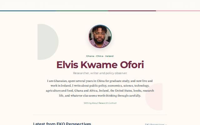 Homepage of kwameofori123.com