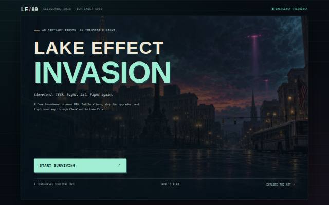 Homepage of lakeeffectinvasion.com