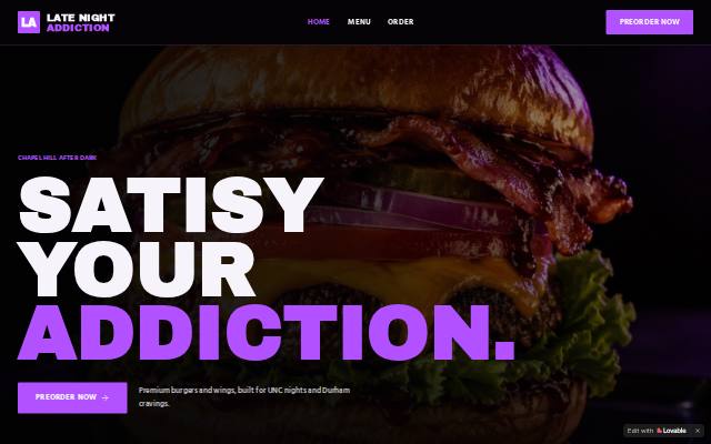 Homepage of latenightaddiction.net