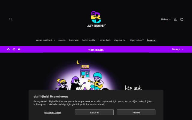 Homepage of lazybrother.net