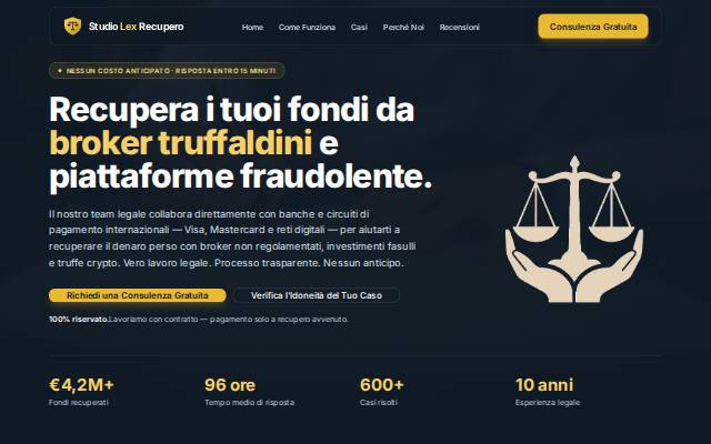 Homepage of legalelex.com