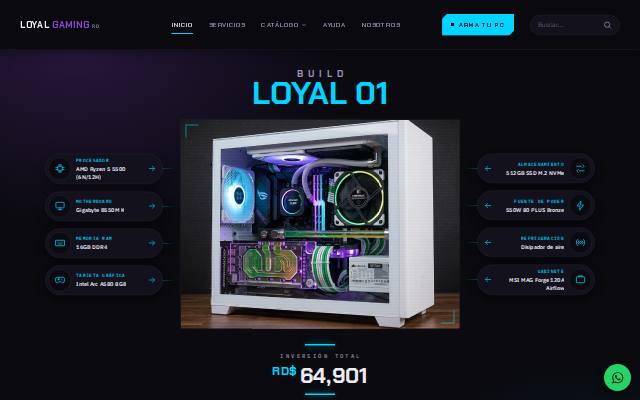 Homepage of loyalgamingrd.com