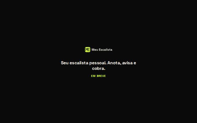 Homepage of meuescalista.com