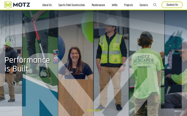 Homepage of motz-infills.com