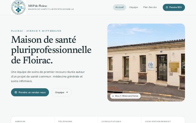 Homepage of mspfloirac.fr