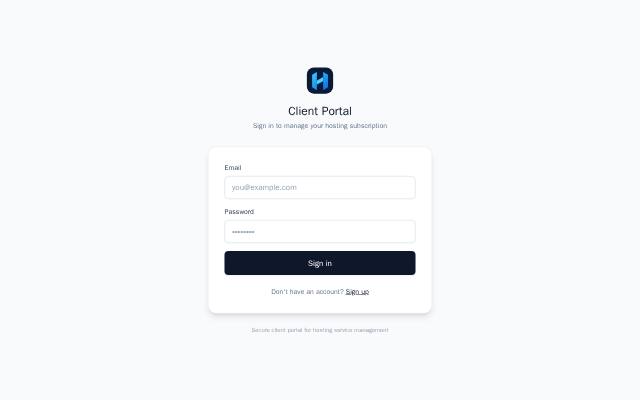 Homepage of myquickhost.com