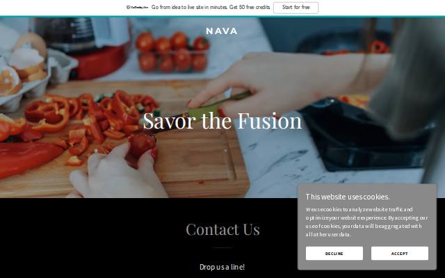 Homepage of navakw.com