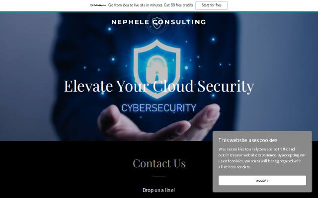 Homepage of nepheleconsulting.com